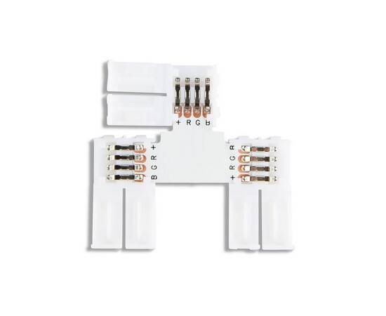 Соединитель T для светодиодной ленты 5050 12/24V (4 конт.) GS7001 (5шт) Ambrella Light Illumination