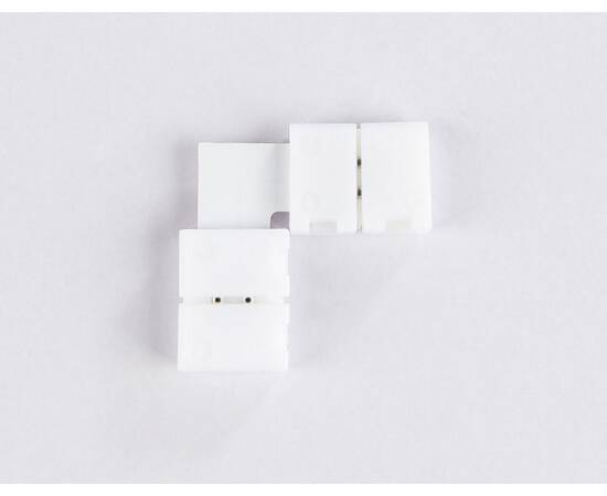 Соединитель угловой L для светодиодной ленты 2835 12/24V (2 конт.) GS6501 (10шт) Ambrella Light Illu, изображение 2