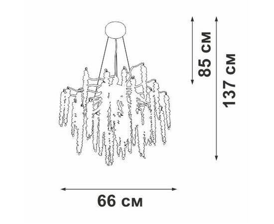 Подвесная люстра Vitaluce V28551-8/7S, изображение 2