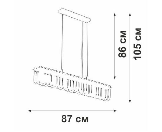 Подвесная люстра Vitaluce V5896-9/7S, изображение 2