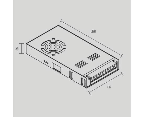 Блок питания Maytoni Led Strip PSL002 12В 350Вт IP20 811013, изображение 4