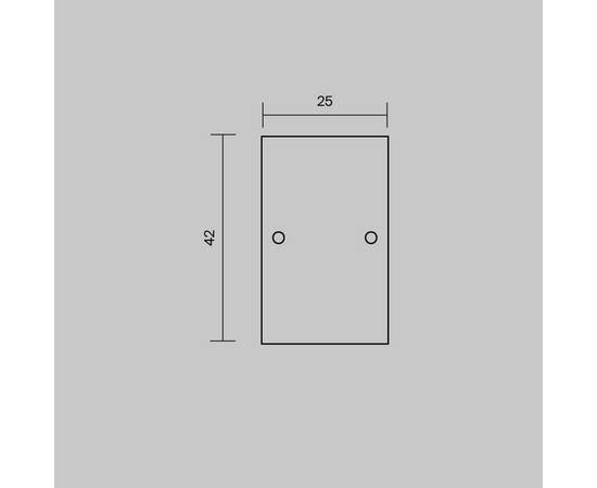 Комплект заглушек (для профиля 65×42) 2шт Maytoni Led Strip ALM-6542-EC 642056, изображение 6