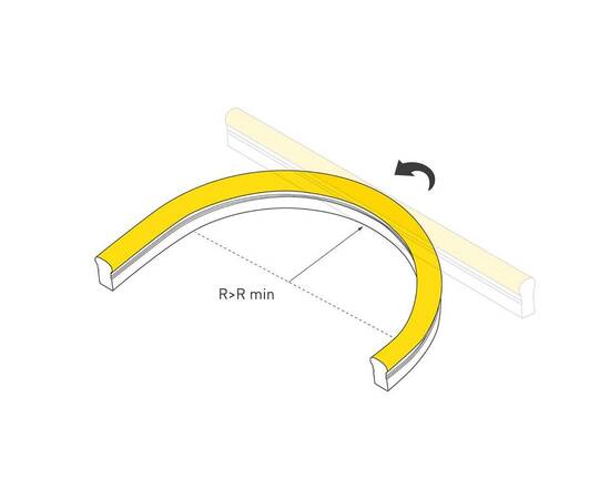 Светодиодная герметичная лента Arlight WAVE-SIDE-A120-12x25mm 230V Red (12 W/m, IP67, 50m, wire x2), изображение 2