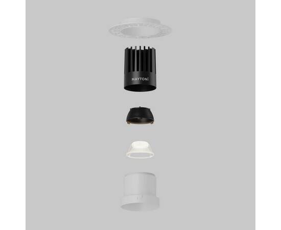 Встраиваемый светильник Maytoni Dip DL122-15W-4K-TRS-W, изображение 13