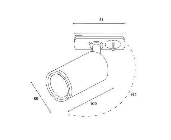 Трековый однофазный светильник Hesby Lighting Skylite HSBL_0044, изображение 5