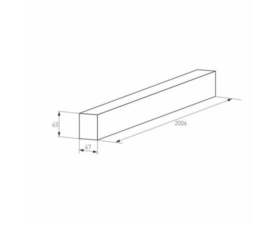 Шинопровод магнитный Arlight Mag-Track-4563-2000 028068(1), изображение 2
