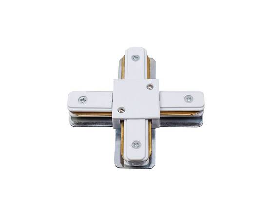 Соединитель для шинопроводов Х-образный Volpe UBX-Q122 G41 WHITE 1 POLYBAG UL-00006060