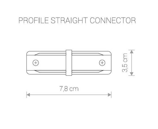 Коннектор прямой Nowodvorski Profile 9453, изображение 2