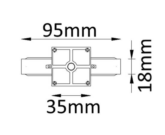 Соединитель линейный однофазный Crystal Lux CLT 0.211 01 WH, изображение 2