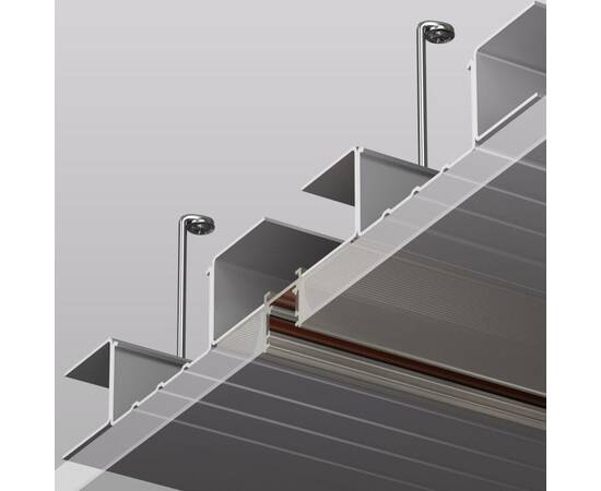 Шинопровод магнитный встраиваемый для ГКЛ Denkirs Shine Hide TR5702-DN, изображение 2