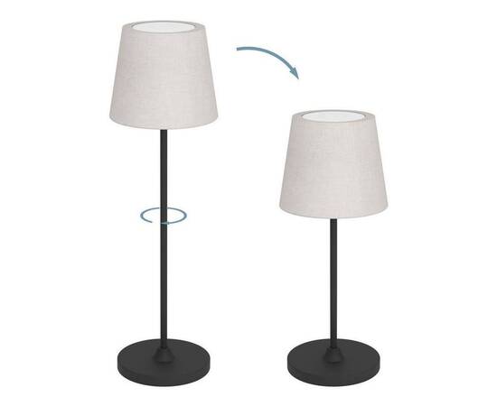 Настольная лампа аккумуляторная Eglo Leonero 75937, изображение 3