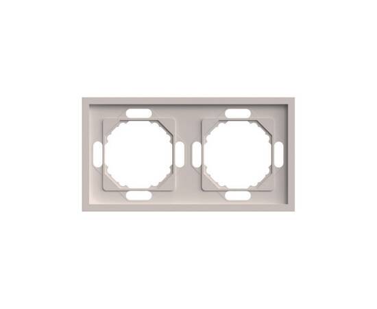 Рамка 2-местная Stekker Эмили PFR00-5002-08 серия Эмили кашемир soft touch 49911