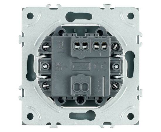 Выключатель 1-клавишный (механизм) Stekker Эмили 250В 10А RSW10-5103-09 антрацит soft touch 49917, изображение 5