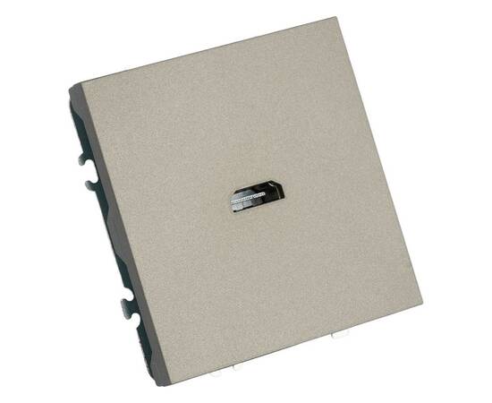 Розетка HDMI 2.0 Type A (механизм) Stekker Эмили RST00-5118-09 антрацит soft touch 50168, изображение 2