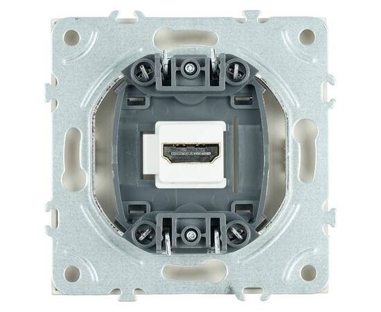 Розетка HDMI 2.0 Type A (механизм) Stekker Эмили RST00-5118-08 кашемир soft touch 50169, изображение 5