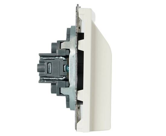 Кабельный вывод (механизм) Stekker Эмили RST00-5119-01 белый фарфор soft-touch 50220, изображение 4