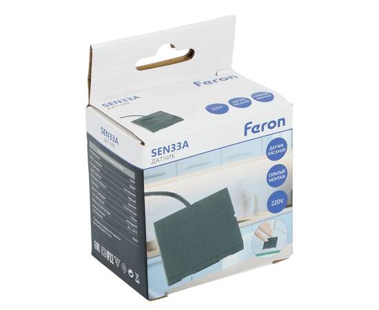 Датчик касания скрытый Feron SEN33A 500W 220V черный 51833, изображение 8