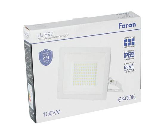 Светодиодный прожектор Feron LL-922 IP65 100W 6400K 52081, изображение 9