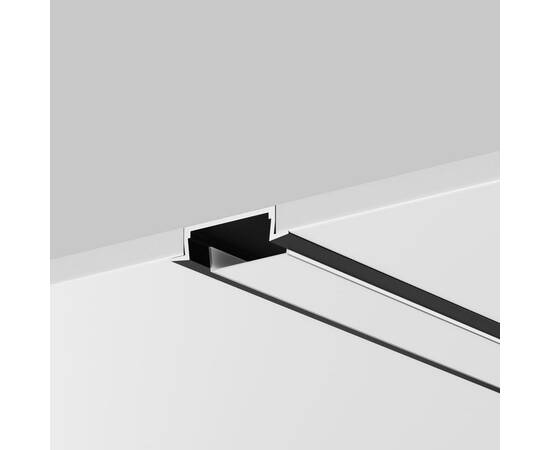 Алюминиевый профиль встраиваемый с накладным фланцем Maytoni Led Strip ALM-004-B-2M 632010, изображение 3
