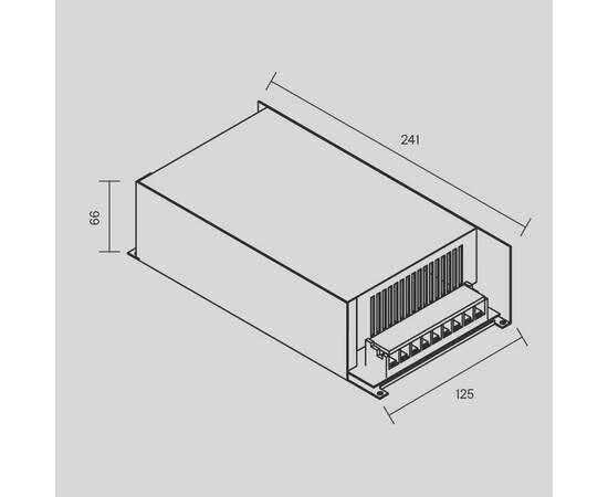 Блок питания Maytoni Led Strip PSL002 12В 600Вт IP20 811015, изображение 4