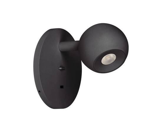 Настенный светильник Arlight SP-OTTORI-WALL-CHARGE-6W Warm3000 (BK, 30 deg, 230V, USB-C) (IP20 Метал