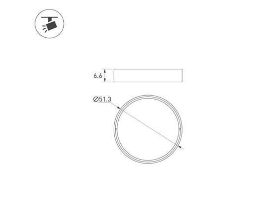 Светофильтр Arlight LGD-ARTIFACT-COLORFUL-FRAME-R55 (BK-RD) (Металл) 057134, изображение 2