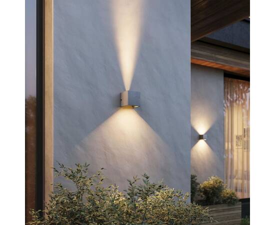 Уличный настенный светильник Arlight LGD-PERAN-WALL-S120x120-6W Warm3000 (WH, 0-80 deg, 230V) (IP65, изображение 3