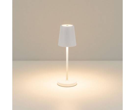 Настольная лампак с аккумулятором Arlight SP-DAISY-TAB-1.5W Warm3000-MIX (WH, 90 deg) (IP54 Металл), изображение 3