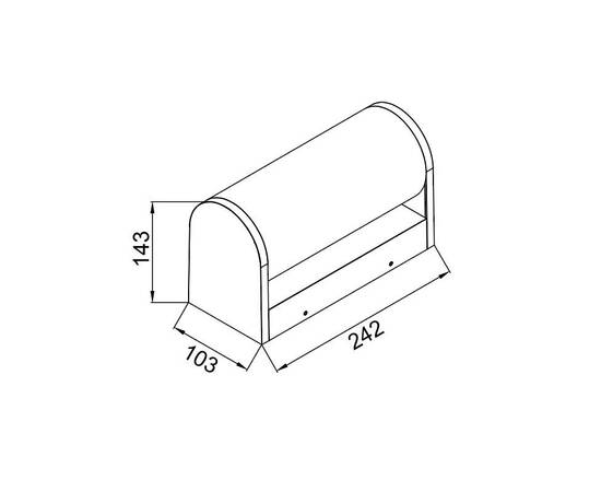 Уличный настенный светильник Mantra Gant 9280, изображение 5