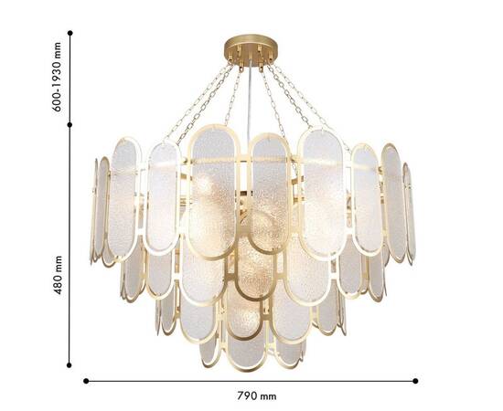 Подвесная люстра Favourite Laura 4730-16P, изображение 2