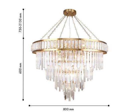 Подвесная люстра Favourite Preston 4732-19P, изображение 2