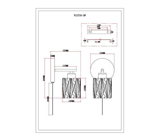Бра Moderli Prismique V11710-1W, изображение 4