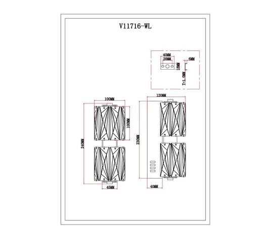 Настенный светильник Moderli Prismique V11716-WL, изображение 8