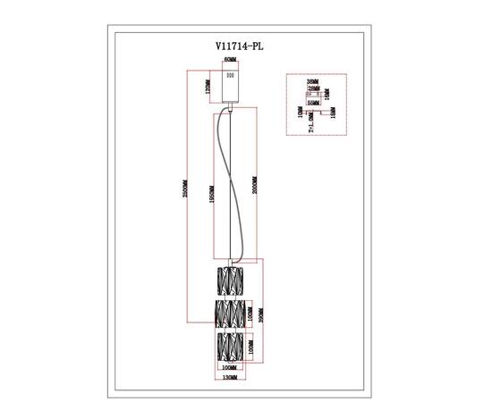 Подвесной светильник Moderli Prismique V11714-PL, изображение 6