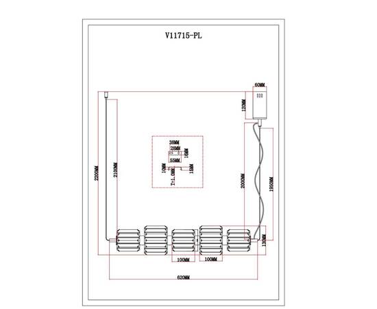 Подвесной светильник Moderli Prismique V11715-PL, изображение 4