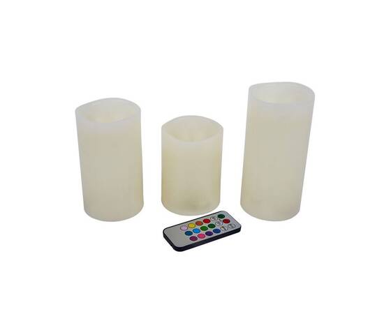 Набор свечей светодиодных Uniel ULD-F052 RGB RC CANDLE SET3 UL-00007259