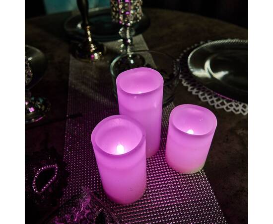 Набор свечей светодиодных Uniel ULD-F052 RGB RC CANDLE SET3 UL-00007259, изображение 4