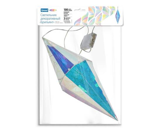 Светильник декоративный Брильянт на батарейках Uniel ULD-R506 3АА DIAMOND UL-00011056, изображение 3