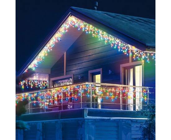 Гирлянда бахрома с эффектом мерцания Uniel ULD-B50006-880/TTK MULTI IP44 UL-00013125, изображение 6