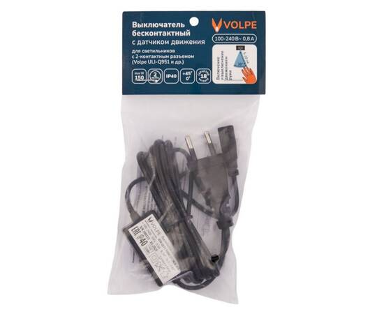 Выключатель бесконтактный для подключения светильников ULI-Q151. ULI-Q951 Volpe USN-Q851 150W/2P/2M, изображение 8