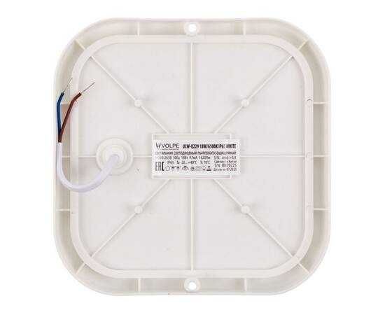 Накладной светильник влагозащищенный Volpe ULW-Q229 18W/6500K IP65 WHITE UL-00013191, изображение 2