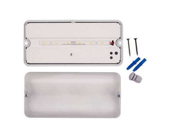 Светильник пылевлагозащищенный Uniel ULW-K25A 6W/4000K IP65 WHITE UL-00013350, изображение 5