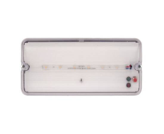 Светильник пылевлагозащищенный Uniel ULW-K25B 6W/4000K/EMG IP65 WHITE UL-00013352