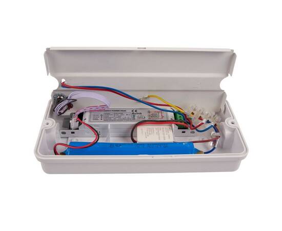 Светильник пылевлагозащищенный Uniel ULW-K25B 6W/4000K/EMG IP65 WHITE UL-00013352, изображение 4