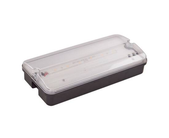 Светильник пылевлагозащищенный Uniel ULW-K25A 6W/4000K IP65 BLACK UL-00013351, изображение 2