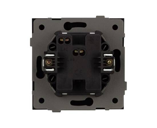 Механизм выключателя одноклавишный непроходной Arlight SWT-TENDO-MK01-PL-BK (230V, 10A) 054035, изображение 2