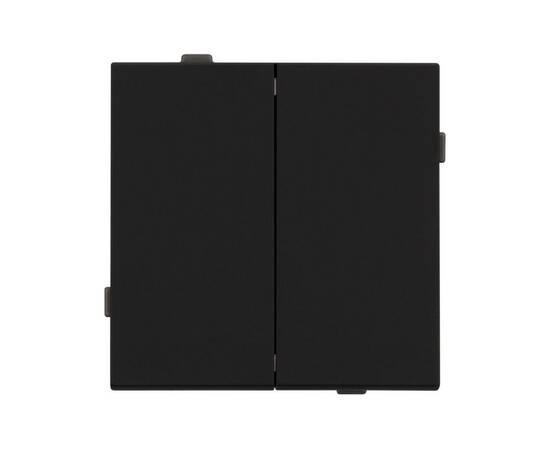 Механизм выключателя двухклавишный проходной Arlight SWT-TENDO-MKP2-SFPL-BK (230V, 10A) 054553, изображение 3