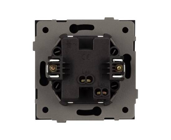 Механизм выключателя одноклавишный непроходной Arlight SWT-TENDO-MK01-SFPL-BK (230V, 10A) 054566, изображение 2