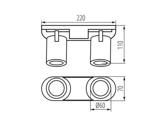Накладной спот Kanlux Laurin 38961, изображение 4