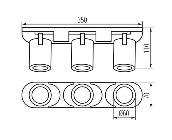 Накладной спот Kanlux Laurin 38962, изображение 7